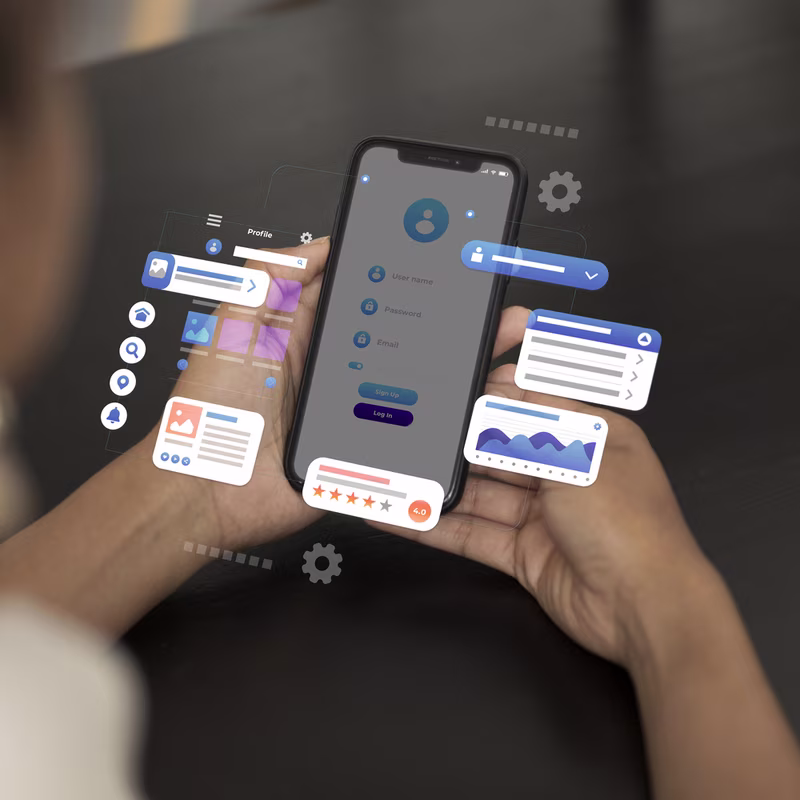 Mobile App Development - Hero Section